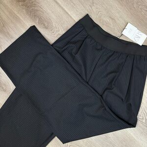 Zara Pinstripe Trousers - Size M